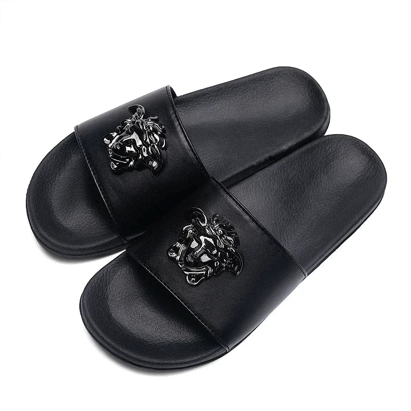 Slippers for Men Ultra Soft Slides Sandals Men Casual Summer Brand Non-slip Wear-resistant Indoor Outdoor Man Summer Slippers