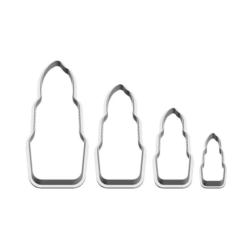 Four Specification Cartoon Women's Cosmetics Graphics Lipstick,Plastic Mold,Cake Fondant Tools,Cookie and Sushi Fruits Cutters