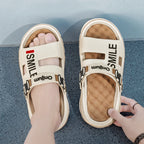 2025 New Men's Massage Slippers Indoor Outdoor Sandals Beach Comfortable Soft Slides Clogs Casual Shoes Men Women Home Slippers