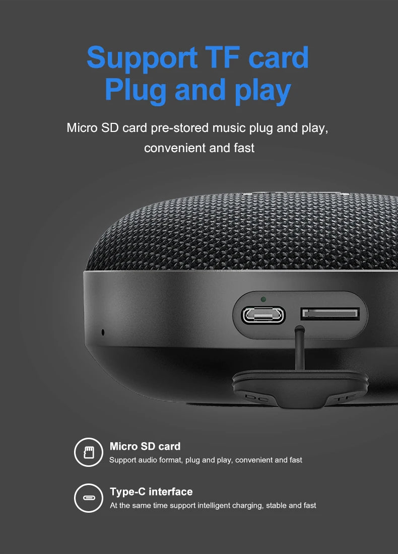 Handfree Portable Wireless Caixa De Som Bluetooth Speaker Music Sound Box Blutooth For Hand Free Mini Baffle Blootooth Handsfree