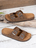 Men's Fashionable Slippers for Home and Outdoor Waterproof Non-Slip Slip-On Fashionable Versatile Slippers