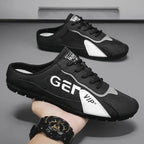 2025 New Men Slippers Trend Baotou Shoes for Men Summer Breathable Casual Shoe Vulcanized Flats Male Sneakers Half Slip-on Shoes