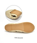 Women Ballet Flats Fashion Foldable Leather Loafers Soft Slip on Woman Luxury Brand Prom Ballerina Flats Wedding Party Shoes