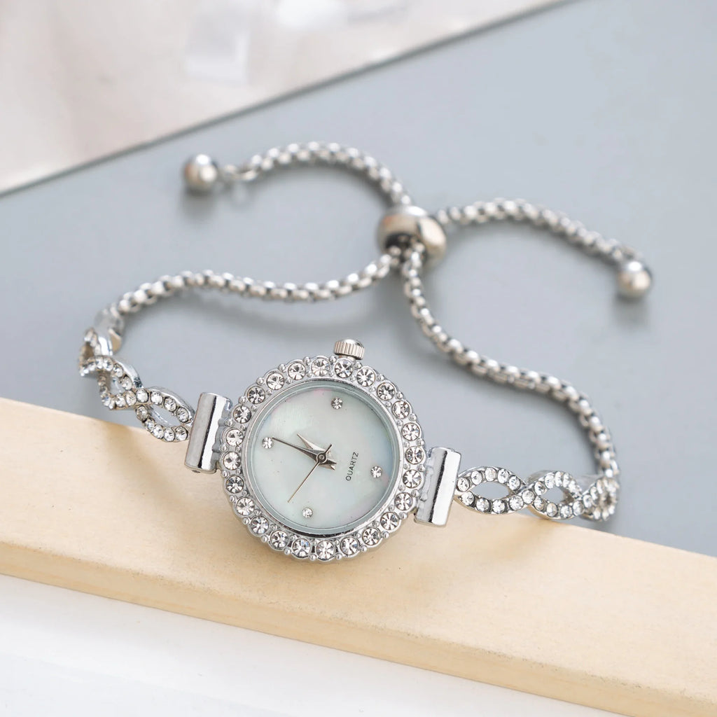 Women's Small Dial Wristwatch, Female Bracelet Watch, Quartz, Leisure, Popular, Elegant Clock, Golden Relojes, Hour, Ladies