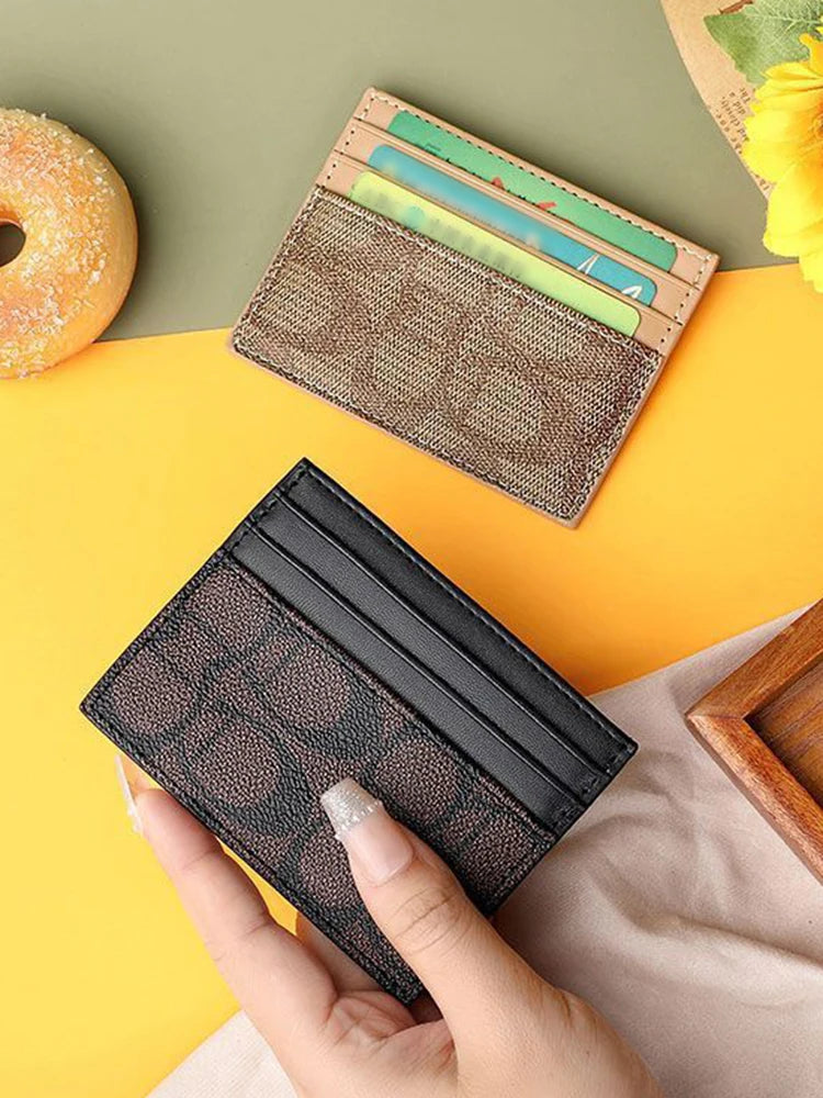 Luxury Design Wallets for Women Multi-Function Card Holder PU Leather Female Small Card Bag Short Women's Purse