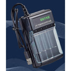 Alkaline Battery Charger 1.5V 4 Slots Digital Charging Circuit for Multiple Reusability and Friendly Electronics Power