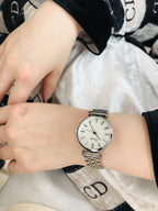 Women's watch simple thin light luxury temperament steel belt famous brand mysterious gift series