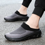 2025 Men Slippers Summer Breathable Home Indoor Slippers Men Thick Bottom Slides Fashion Couple Walking Shoes Chanclas Hombre