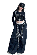 Pants Two Pieces Set Grid Trousers Tops Suits Casual Daily Childrens Clothes 2025 New Fashionable Children Autumn Clothing Girls