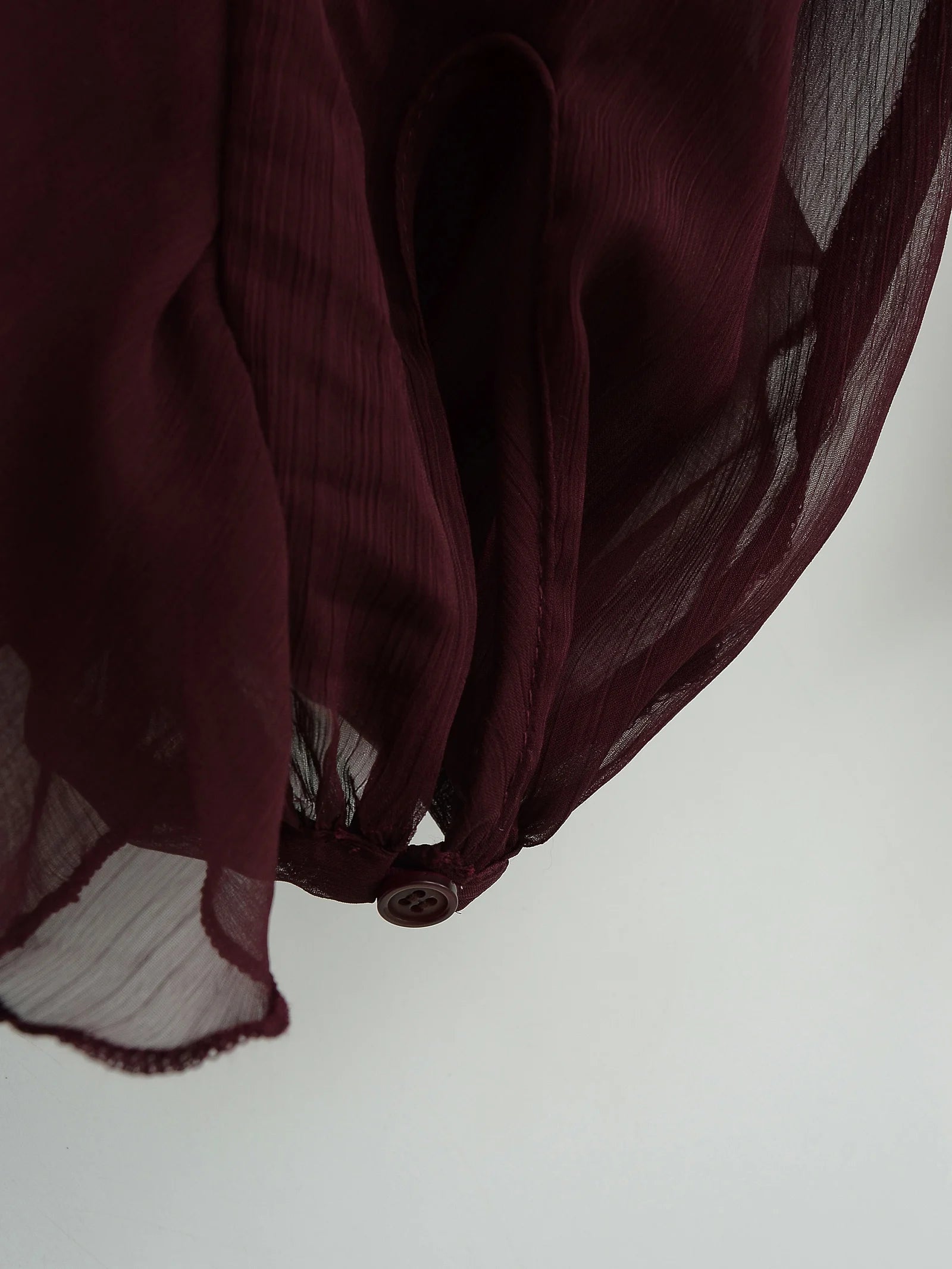 HH Women Ruffles Tierred Thin Blouses Solid Elegant Woman V Neck Long Sleeve Shirt 2025 Fashion High Street Lady Chic Tops