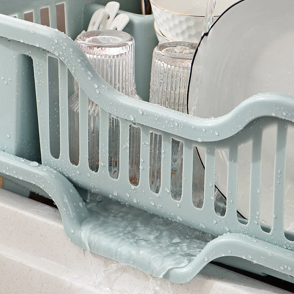 Kitchen drain bowl rack Drainage board, countertop, tableware, plates, bowls, chopsticks, spoons, storage container