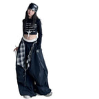 Pants Two Pieces Set Grid Trousers Tops Suits Casual Daily Childrens Clothes 2025 New Fashionable Children Autumn Clothing Girls