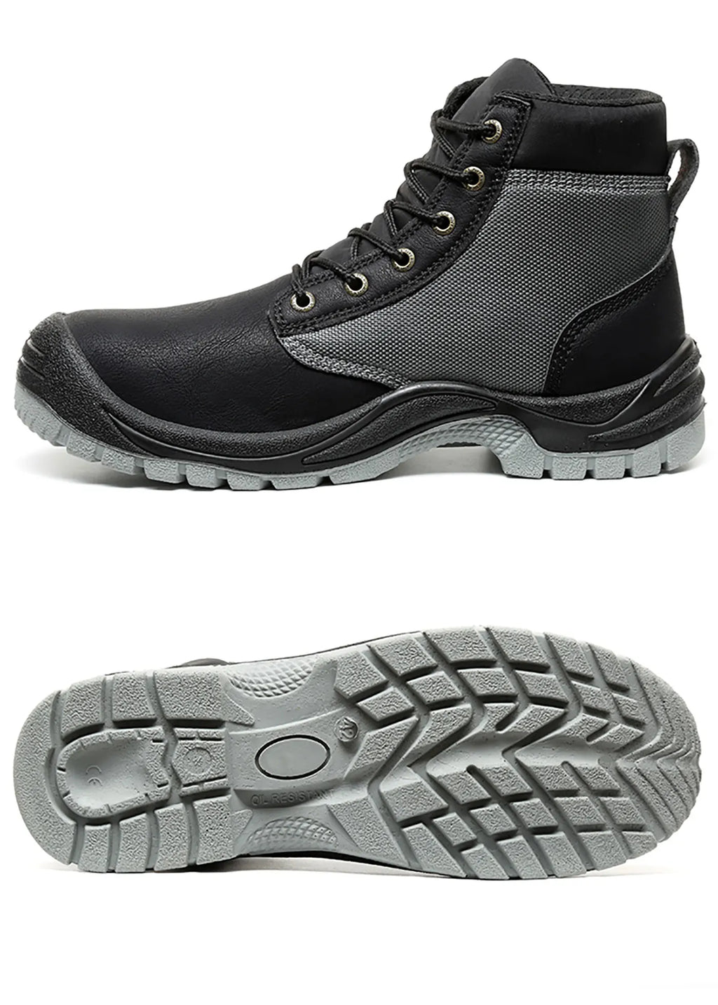 Men's safety shoes are anti smashing, anti piercing, anti-static, anti slip, wear-resistant, and splash proof work shoes