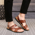 Mens Sandals Summer Outdoor Breathable Casual Sandalias  2025 Non Slip Beach Shoes Formal Office Walking Flats