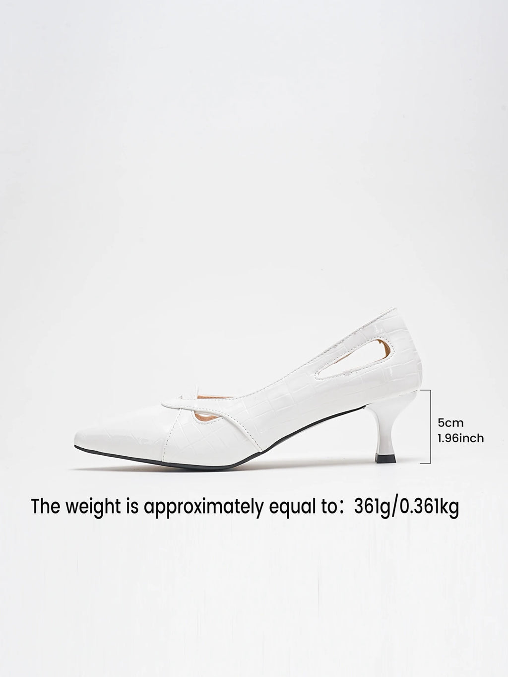 Elegant High Heels for Women, Spring and Summer New French Shallow Leather Mules, Cool and Breathable Hollow Design, Plaid Pattern Upper Kitten Heels, Versatile Dresses, Weddings, Parties, Date, Valentine's Day