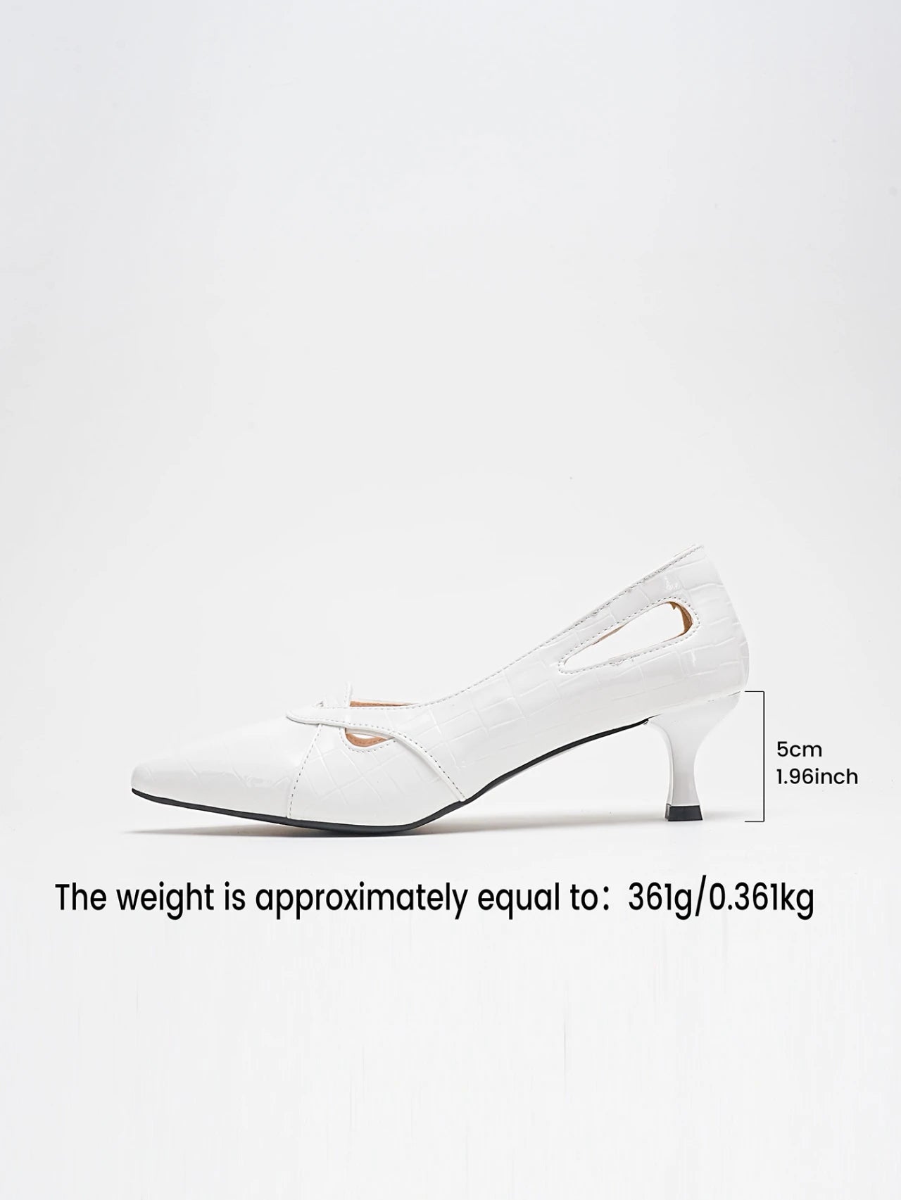 Elegant High Heels for Women, Spring and Summer New French Shallow Leather Mules, Cool and Breathable Hollow Design, Plaid Pattern Upper Kitten Heels, Versatile Dresses, Weddings, Parties, Date, Valentine's Day