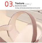 Women's Sandals Mix Color Wedges Heels Sandals Summer 2025 Shoes Woman Heeled Sandals Platform Summer Shoes Women Block Footwear