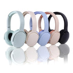 Fashionable Bluetooth wireless headphones, over-ear, deep bass, sports stereo, high fidelity, long battery life, universal
