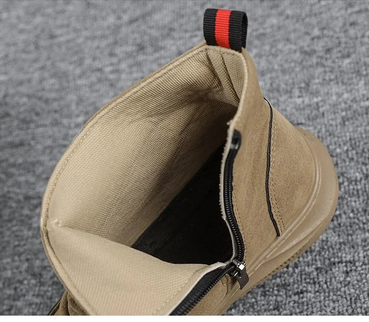 New Male Shoes Spring Autumn Men's Boots High Cut Footwear Quality Offers Cheap Original Deals Y2k Size 45 Designer Classic Sale