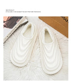 Slippers for Men Add Velvet Heel Covering Non-Slip Wear-resistant Waterproof Couple Women Home Shoes Shoes for Men Warm New