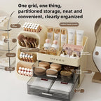 Cosmetics Storage Box Household Dressing Table Advanced Sense Large Capacity Lipstick Skin Care Compartment Shelf