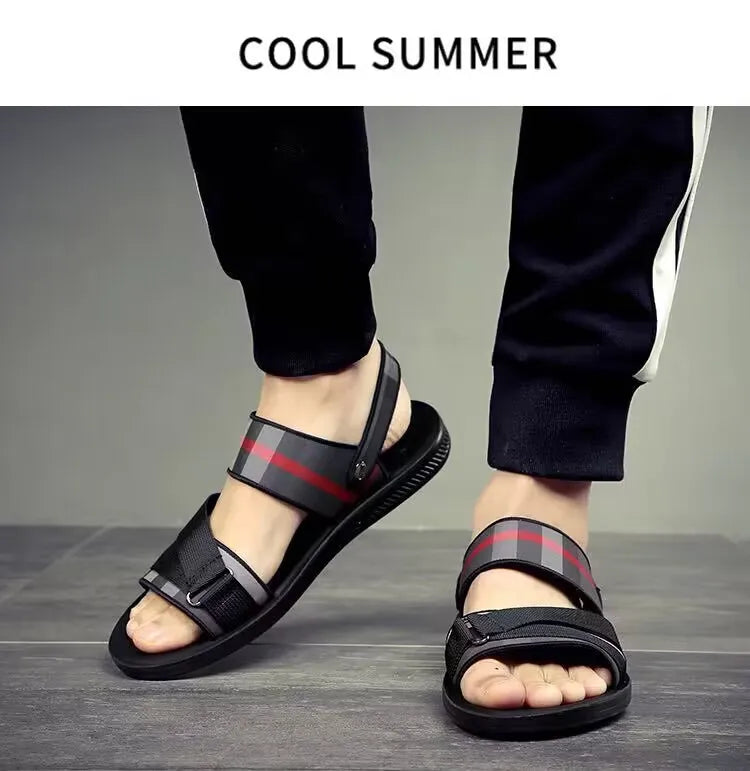 Men's Sandals 2025 Summer Male Beach Shoes Men High Quality Breathable Casual Sandals Fashion Outdoor Slippers Sandals 37-46