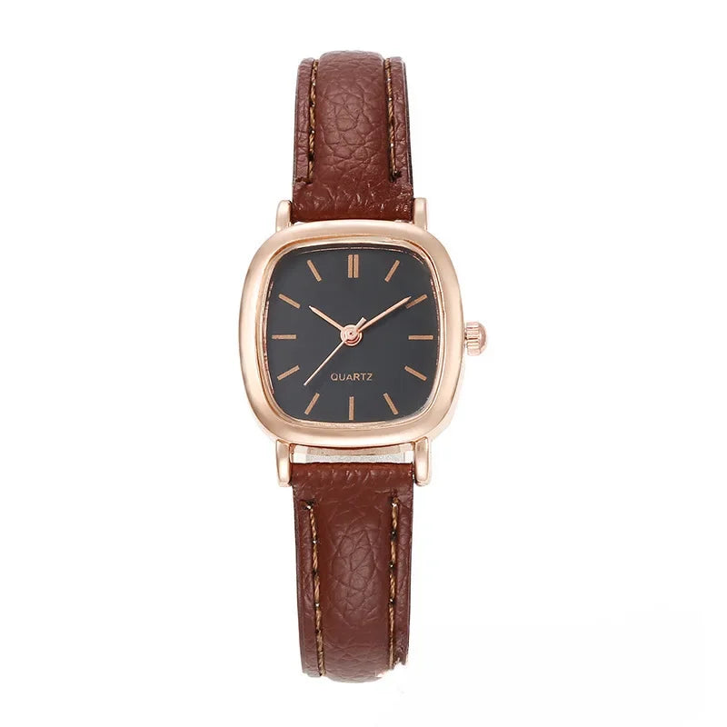 Watches Women Couple Watch Quartz Wristwatch Women Pu Lether Watches Ladies Clock Festival Gift relogio feminino