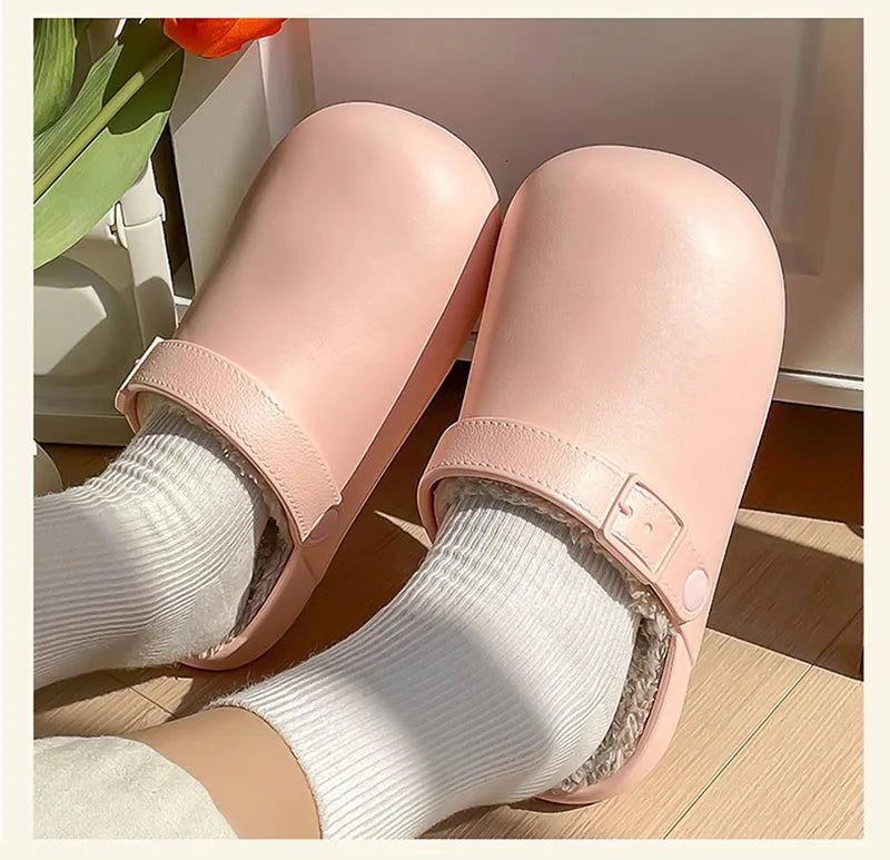 Slippers Woman 2025 Winter Shoes For Women's Home Slippers Winter House Shoes Woman Outwear Indoor Slippers Living Room Shoes