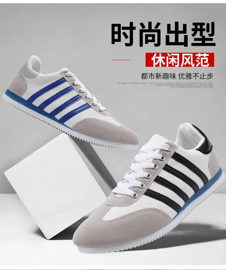 Men's Shoes Trend Casual Shoes for Men Breathable Flat Shoes Outdoor Fitness Free Sports Male Shoes Comfortable Vulcanized Shoes