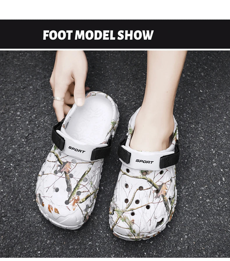 Men Slippers High Quality Classic Outdoor Anti-Slip Garden Shoes Lightweight Fashion Casual Sandals Sandals for Men Platform