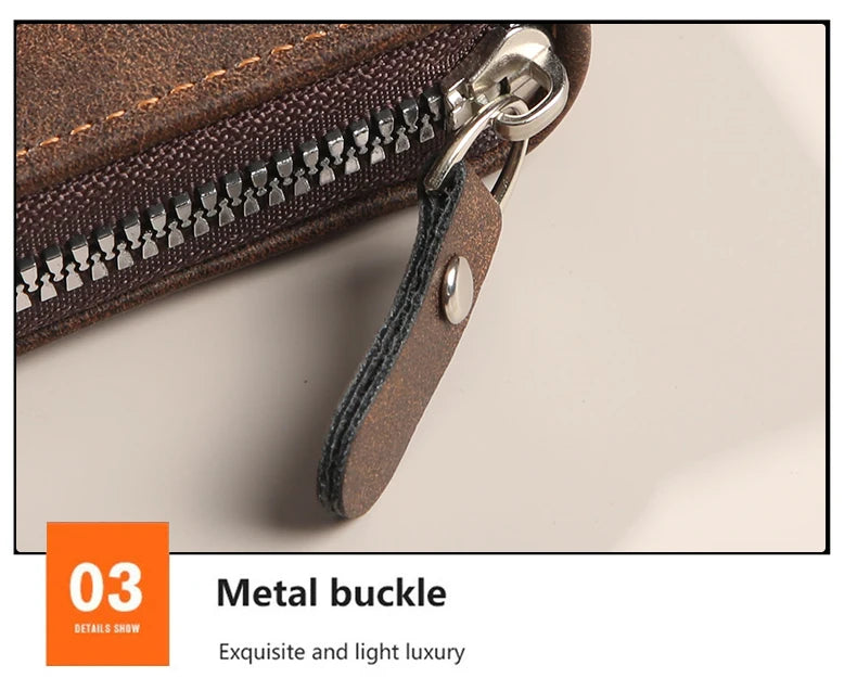 Men's wallet short version 2025 new solid color youth simple three fold wallet multifunctional student zipper coin purse