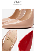 Women heels 2025 New elegant Luxury Brand Pumps woman 2025 High Heels Red Shiny Bottoms sexy Pointed Toe Prom Ladies Shoes Women