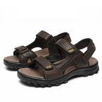 Men's New Fashion Open-Toe Casual Men's Summer Sandals Adjustable Non-Slip Comfortable Soft-Soled Beach Shoes Suitable for All S