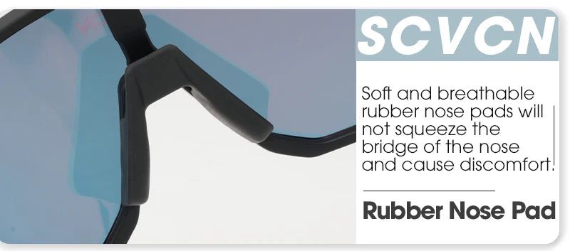 SCVCN Men bicycle Cycling Sunglasses Woman MTB road bike Driving Goggles Outdoor Sports running Glasses UV400 Hiking Eyewear