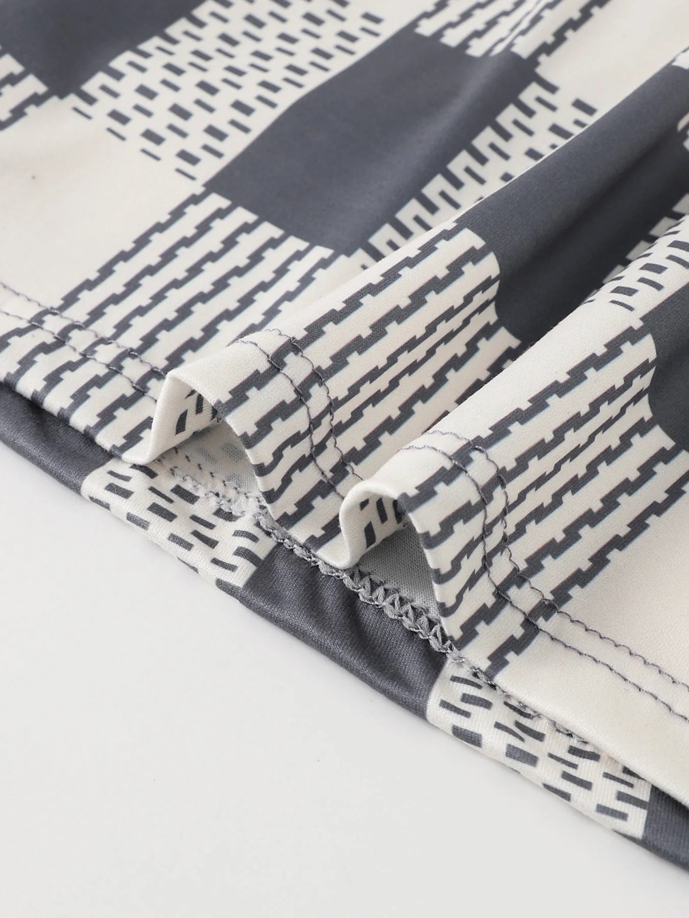 Men Panties Men's Polka Plaid Pants with Flat Corners Loose and Comfortable Skin Friendly Fat Pants Breathable Men Underpant