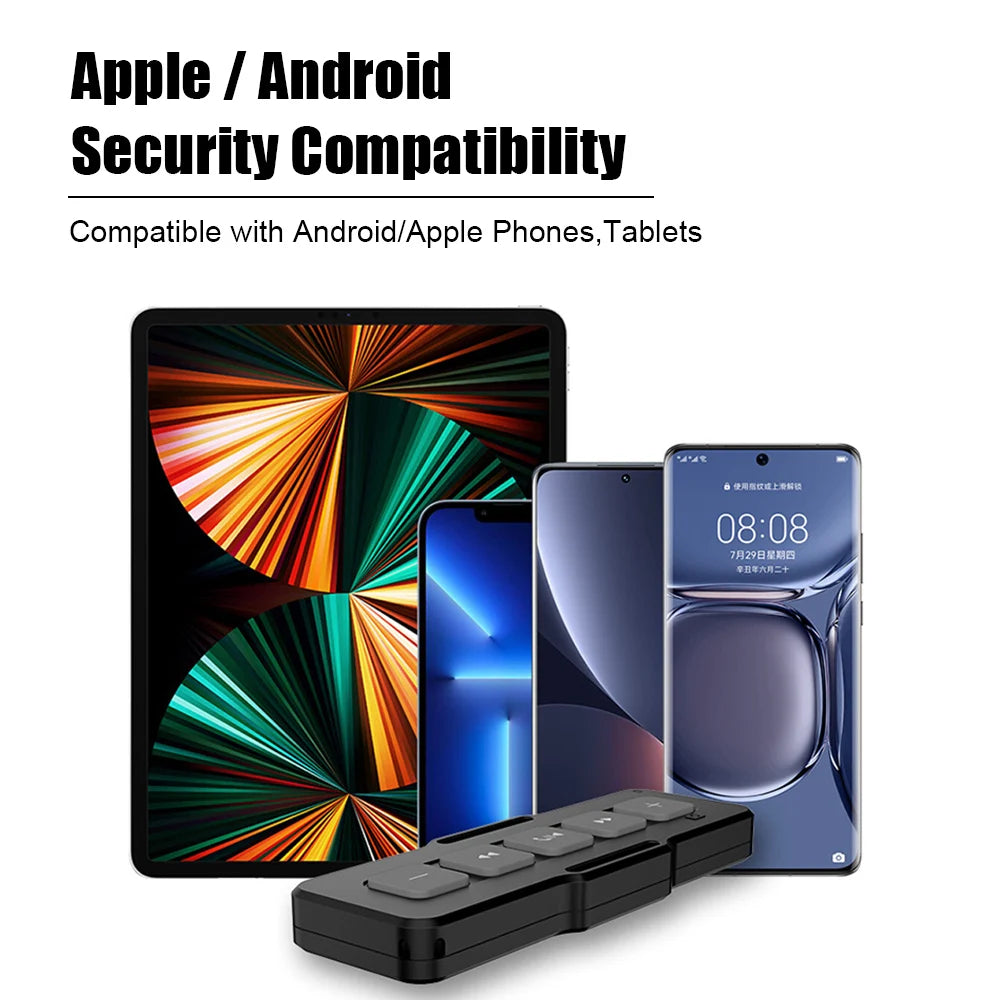 Hands-free Calls Motorcycle Remote Controller Bluetooth 5.0 For Car Outdoor Sports Waterproof Bike Handlebar Media Control