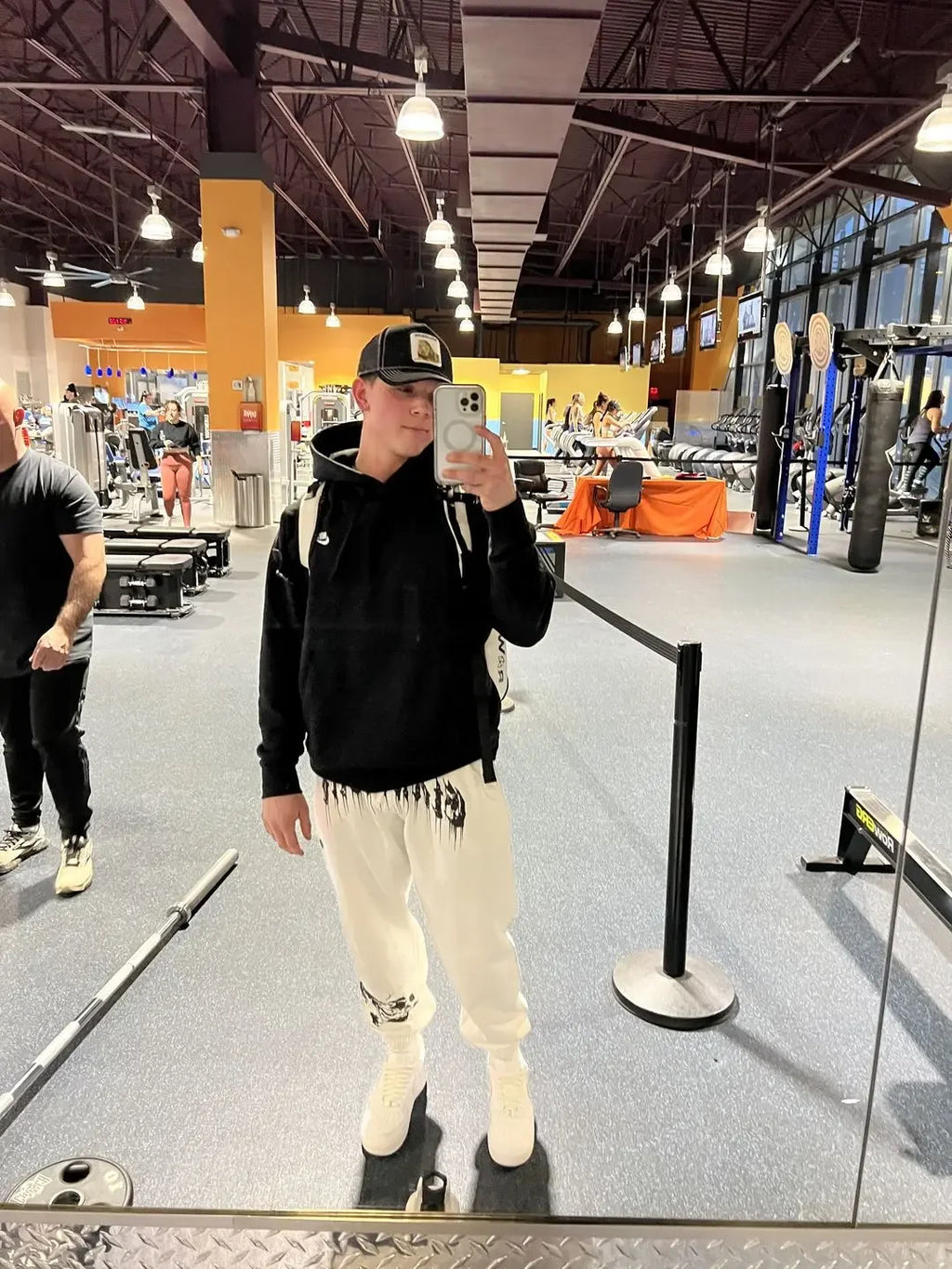 2024 European and American Men's New Year Wear Sports Pants Casual Sports Training Pants Men's Gym Pants