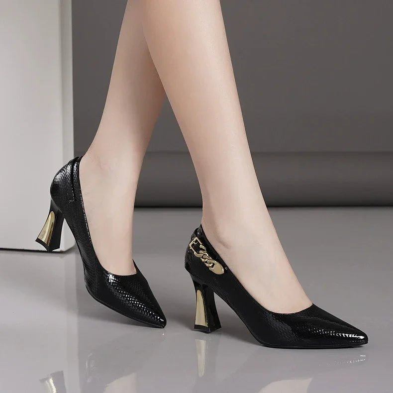 Fashion Women High Heels Shoes Sexy Pointed Toe Elegant Dress Sandals Woman 2025 New Spring Designer Party Trend Pumps Zapatos