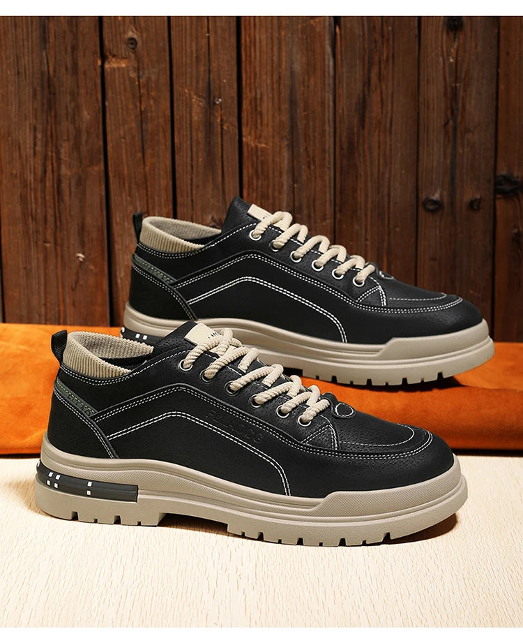 Men's shoes four seasons soft-soled non-slip casual shoes outdoor youth walking shoes fashion student sports shoes tooling shoes