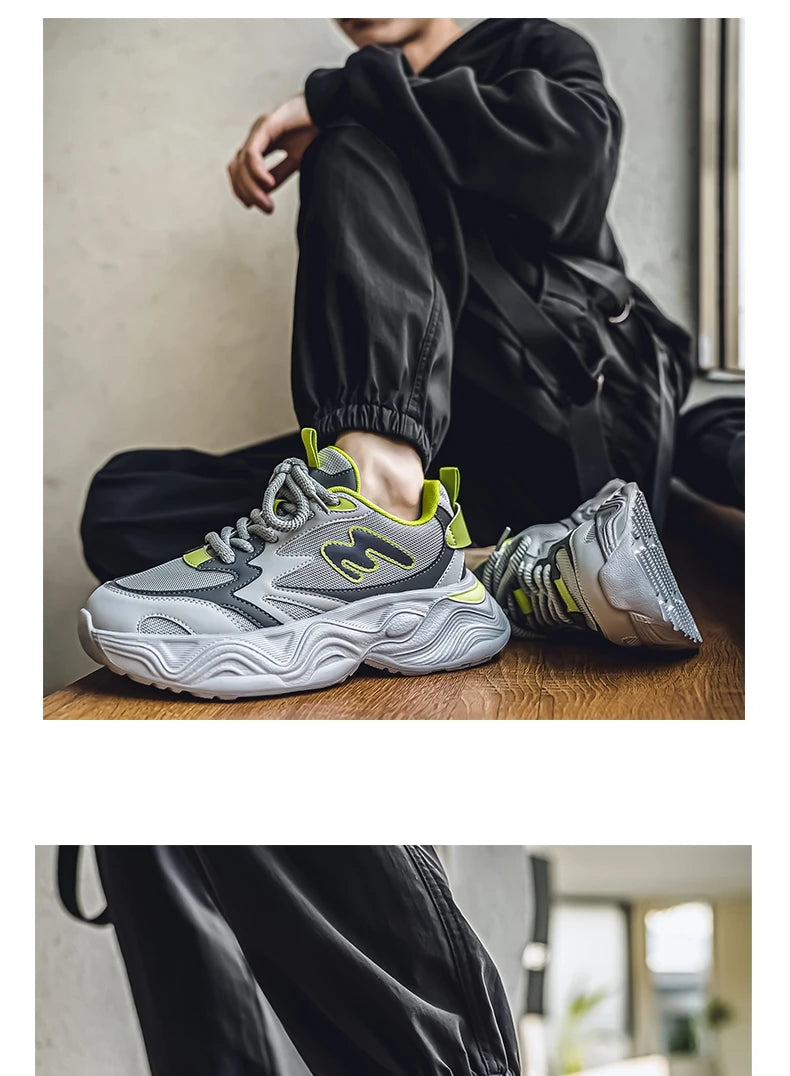 New Men's Shoes Are Trendy Fashionable Comfortable Wear Resistant Anti Slip Casual Shoes Versatile Through The Four Seas