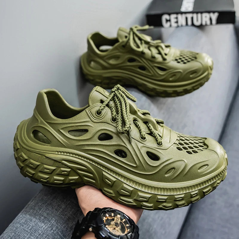 Couple Sandals For Men New Fashion 2025 Summer Outdoor Hole Shoes for Women Sandals Sandalias Hombre Sandalias De Mujer