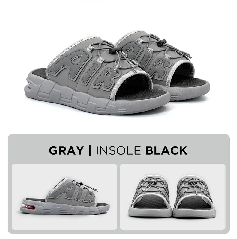 Man‘s Sandals Thick Sole Non-slip Fashion Trend Sports Slippers For Men Outdoor Footwear Size 40-49 Suitable Summer