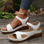 Women's Sandals 2025 Summer Sandals Women Heels Sandals Casual Wedges Footwear Summer Shoes Woman Soft Heeled Shoes
