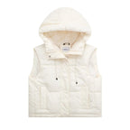 Women's Winter Coat 2025 New Fashion Autumn Hooded Cotton Vest Jacket for Women Casual Chic Ladies Clothes