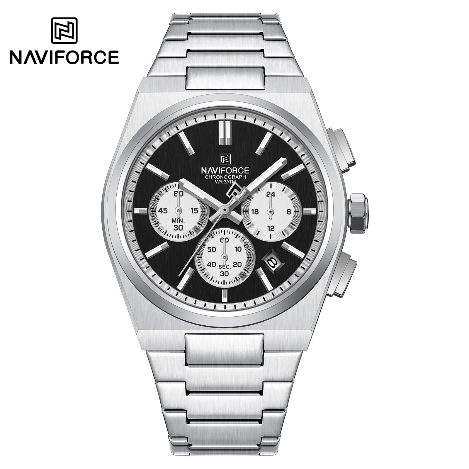 NAVIFORCE Luxury Couple Watches Set - Men's And Women's Fashion Quartz Wristwatches Waterproof Stainless Steel 2025 New Arrival