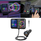 Hands-free Car MP3 Player Dual USB Fast Charging Car Audio Driving Experience Fast Charging Technology LED Backlighting Modes
