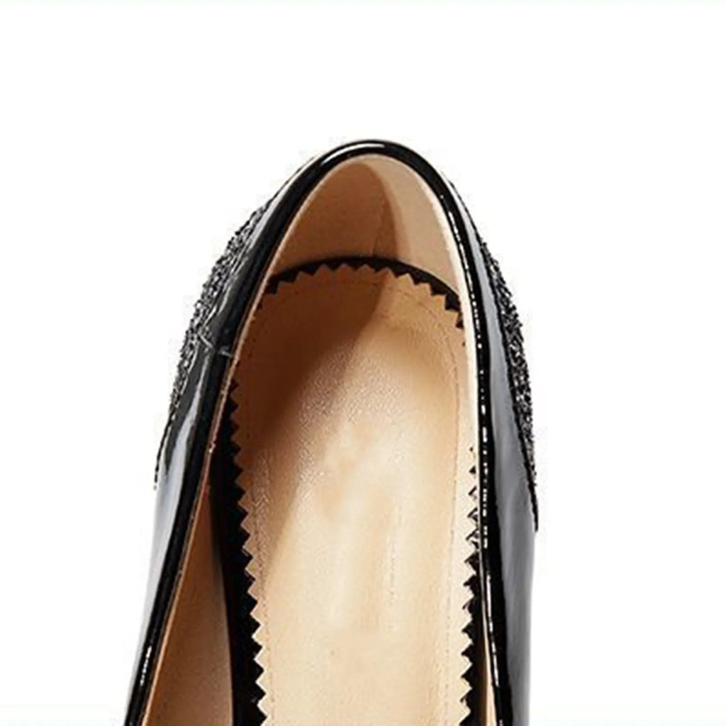 Women'S 4cm High Heels Elegant Fashion Red Pointed Toe Dress Office Shoes Wedding Bridal Loafers Party Shoes