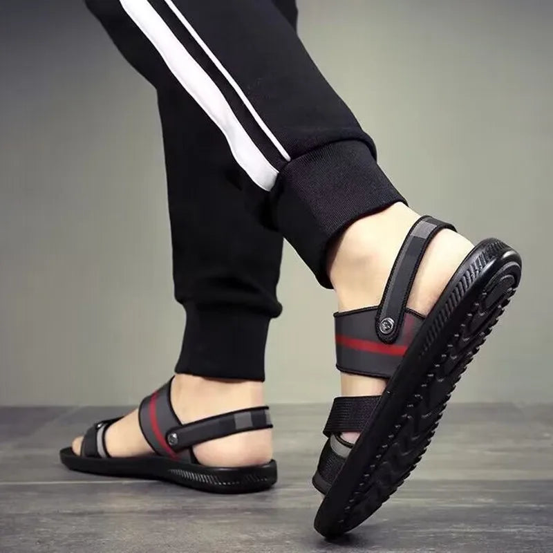 Men's Sandals 2025 Summer Male Beach Shoes Men High Quality Breathable Casual Sandals Fashion Outdoor Slippers Sandals 37-46