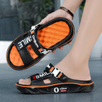2025 New Men's Massage Slippers Indoor Outdoor Sandals Beach Comfortable Soft Slides Clogs Casual Shoes Men Women Home Slippers