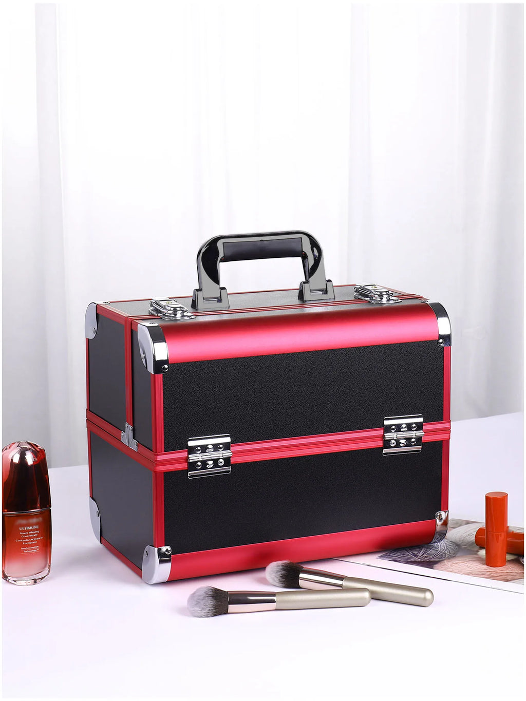 Cosmetics Box Portable Professional Cosmetic Bag Suitcases Large Capacity Women Travel Makeup Bags